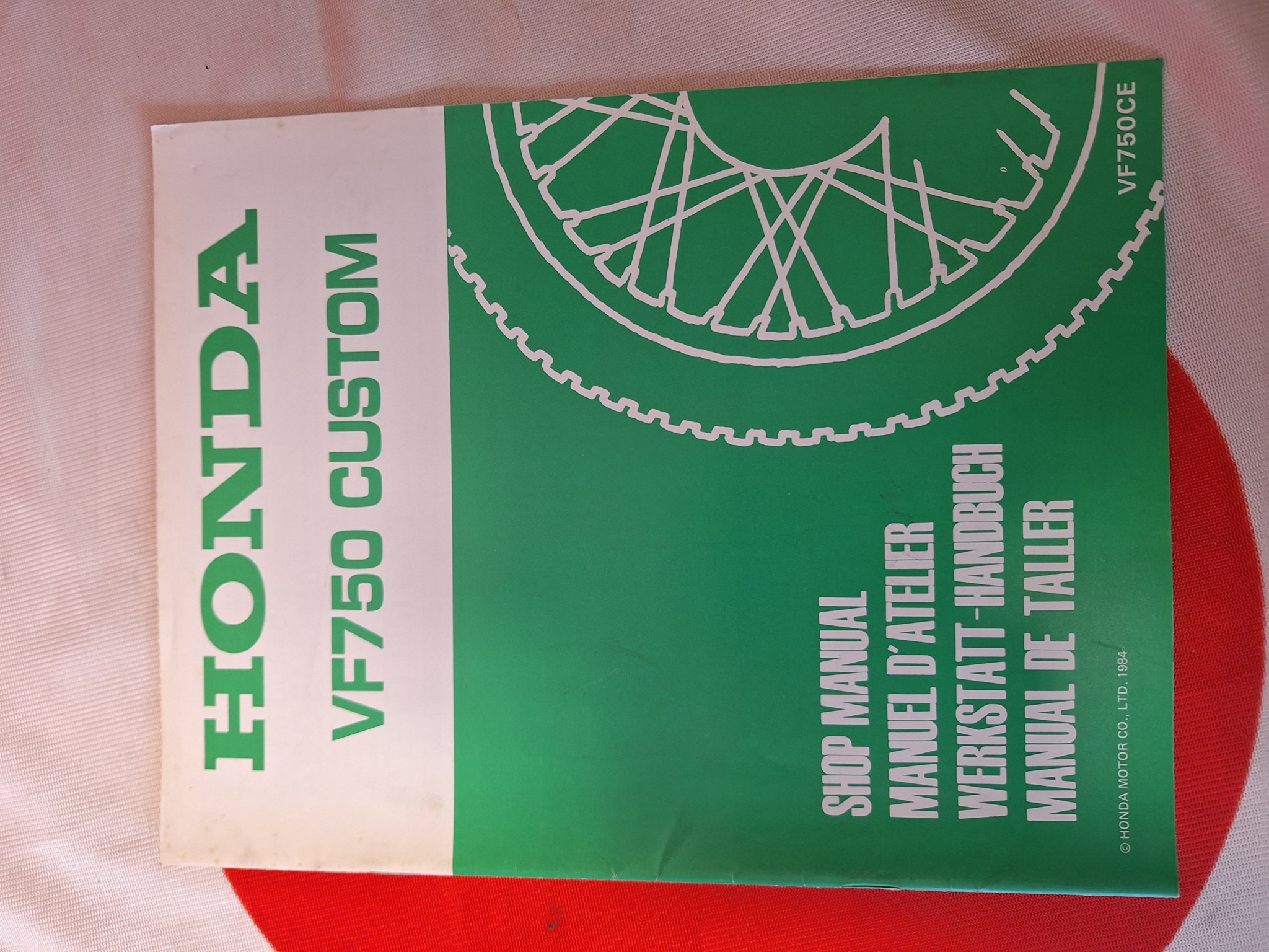 Picture of Werkstatthandbuch Nachtrag Honda  VF750CUSTOM
